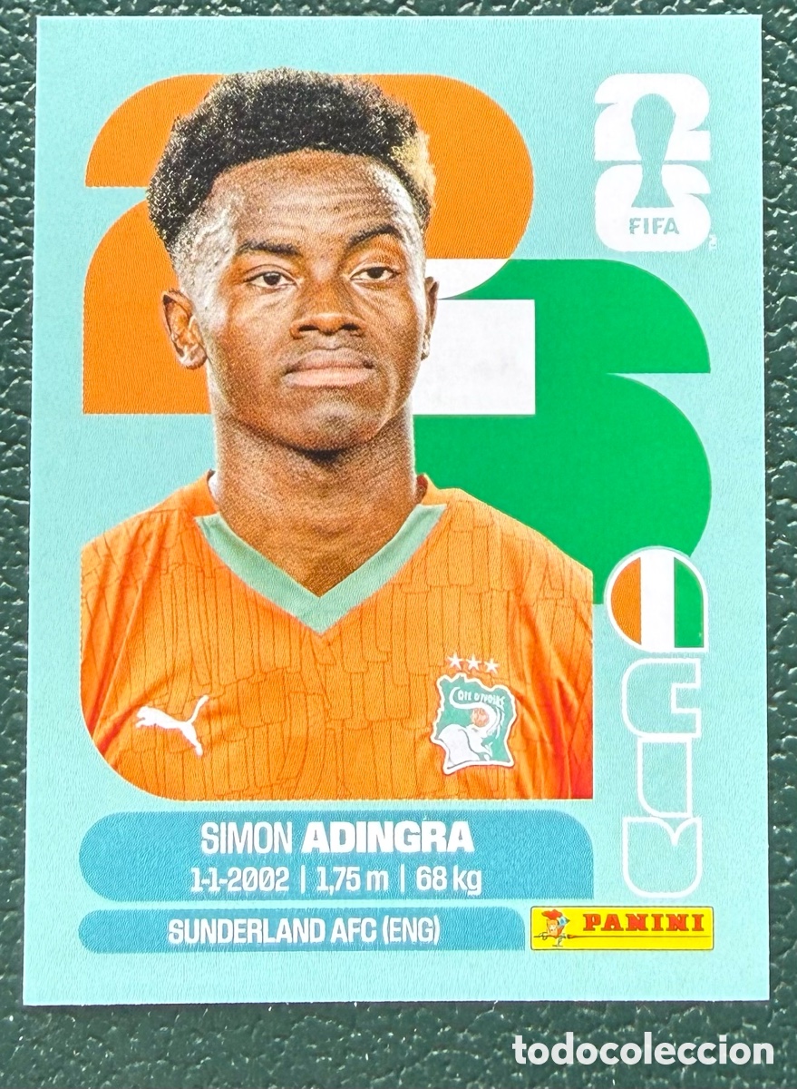 Fu&szlig;ball-Sticker: CIV 17 SIMON ADINGRA COSTA DE MARFIL CROMOS ALBUM FIFA WORLD CUP MUNDIAL 2026 PANINI