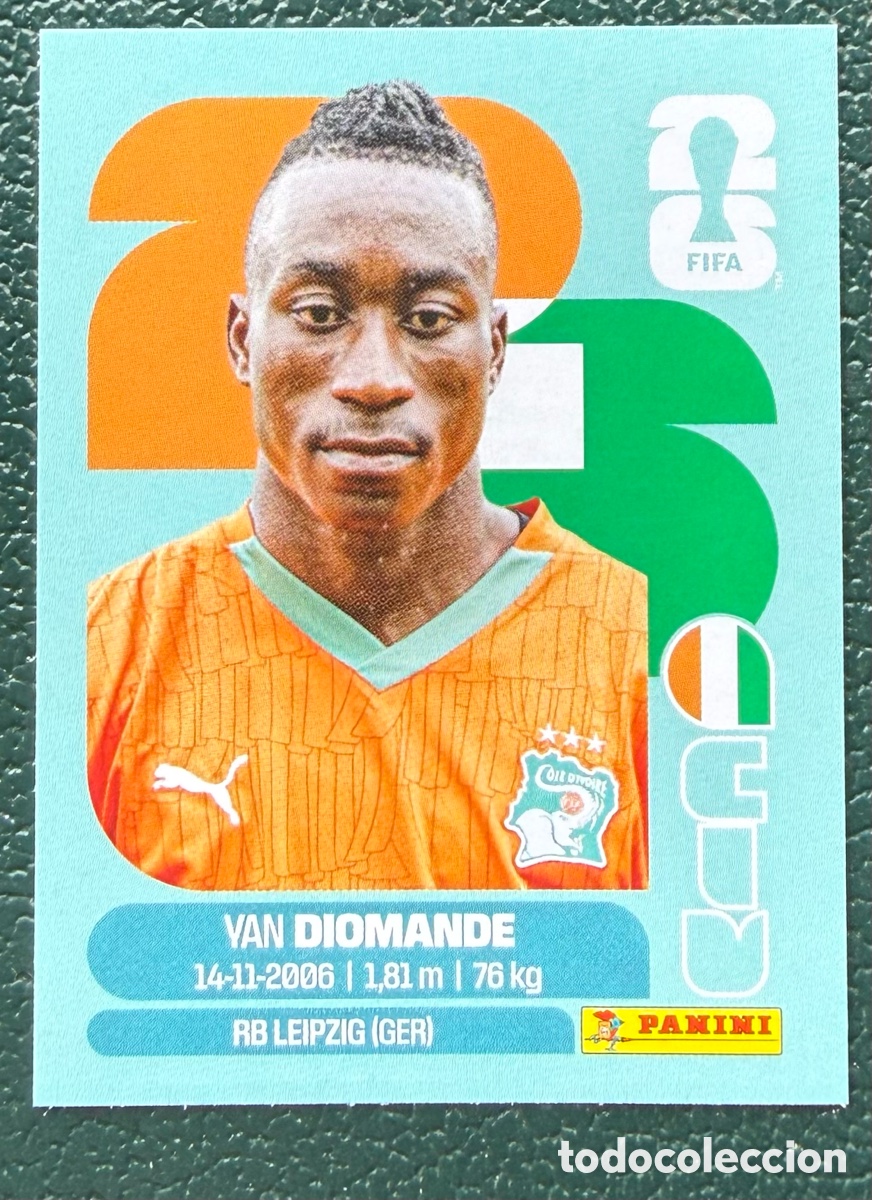 Fu&szlig;ball-Sticker: CIV 18 YAN DIOMANDE COSTA DE MARFIL CROMOS ALBUM FIFA WORLD CUP MUNDIAL 2026 PANINI