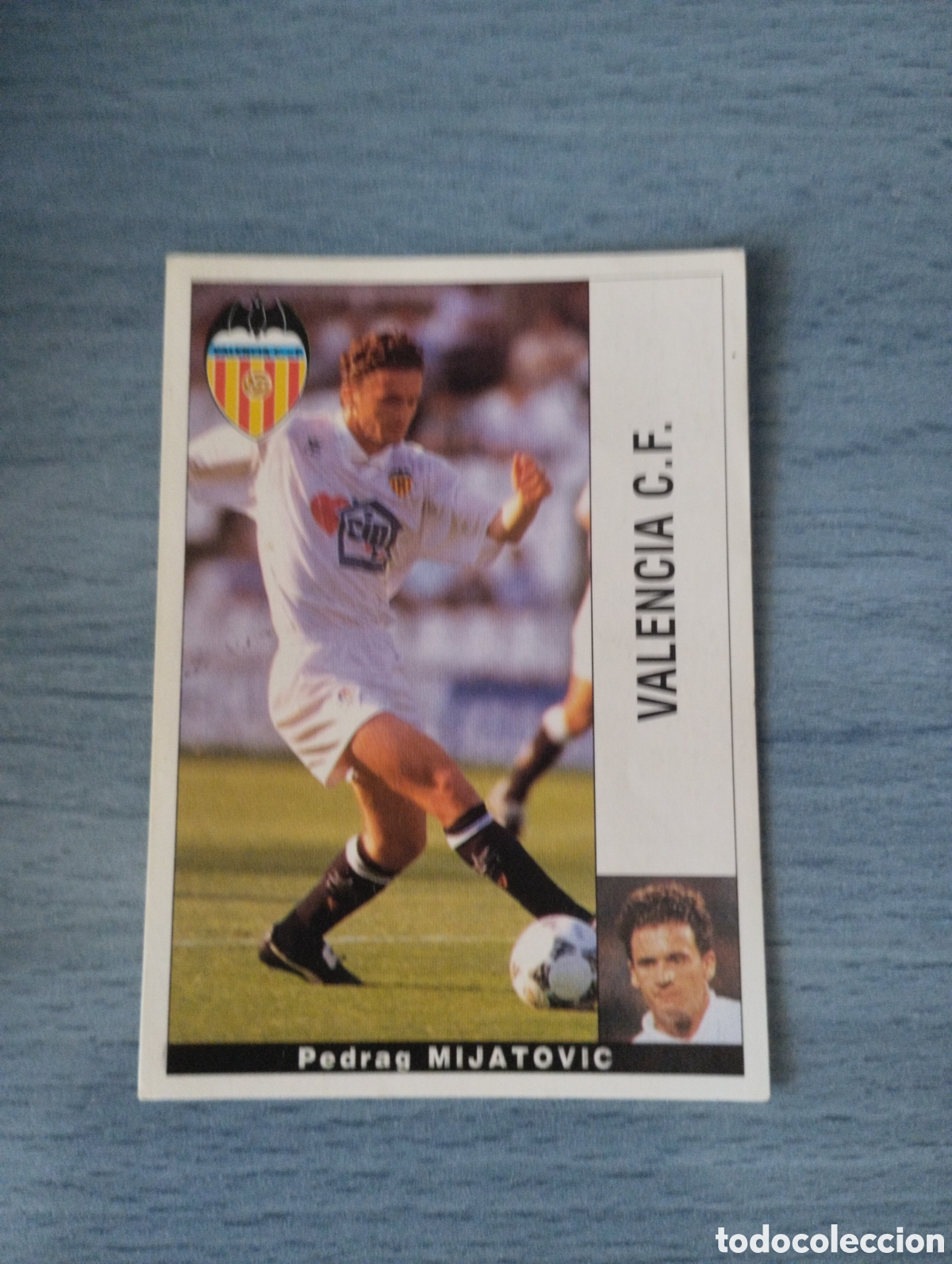 Cromos de f&uacute;tbol: Cromo Panini liga 95 96 mijatovic valencia sin pegar