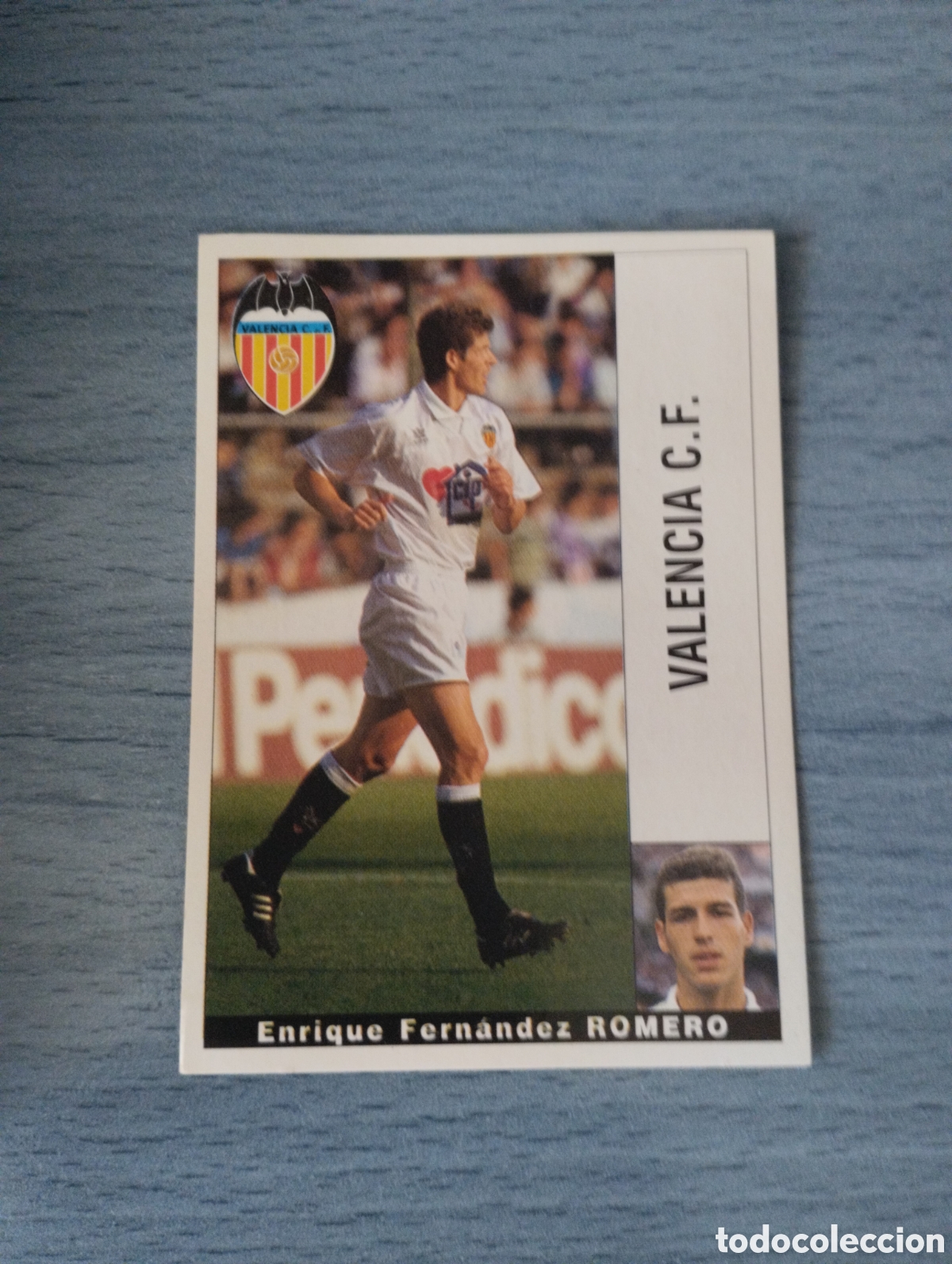 Cartes &agrave; collectionner de Football: Cromo Panini liga 95 96 romero valencia sin pegar