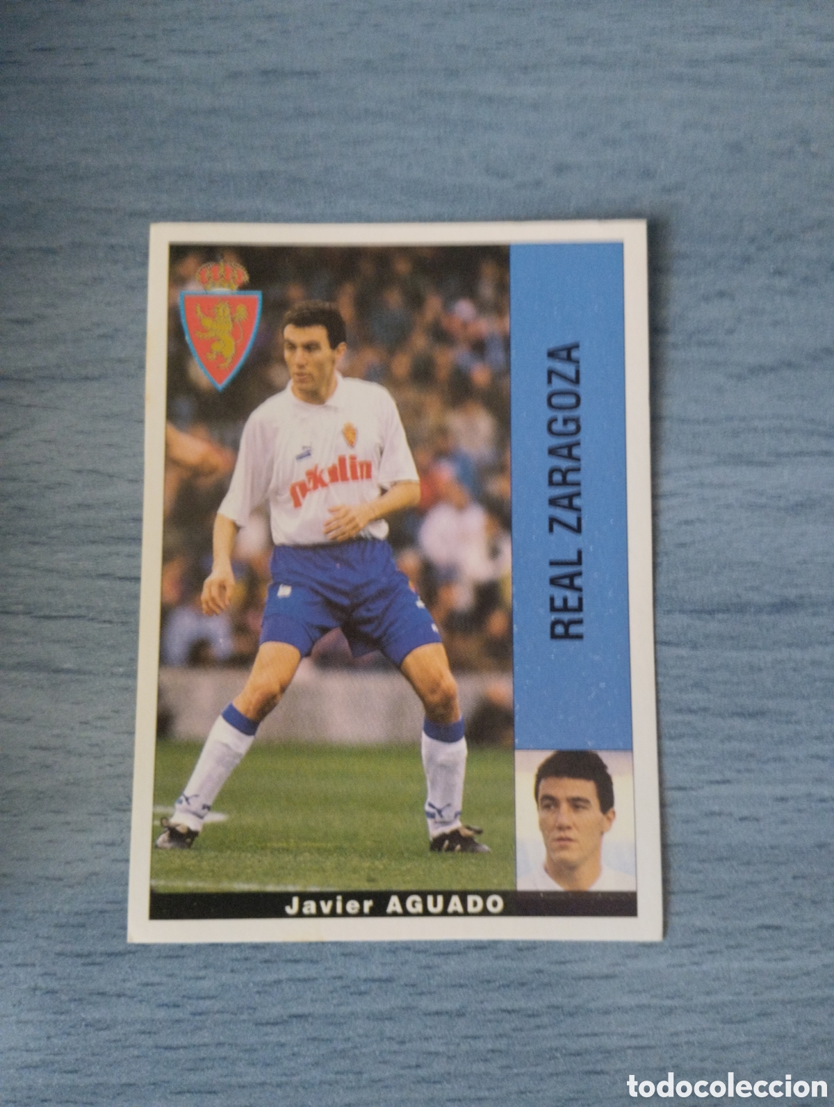 Cartes &agrave; collectionner de Football: Cromo Panini liga 95 96 aguado Zaragoza sin pegar