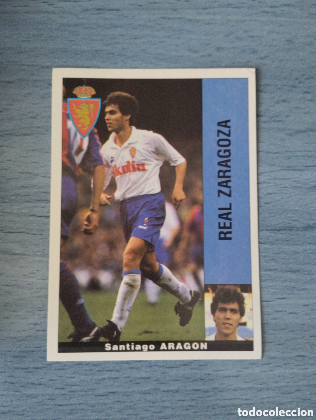 Figurine di Calcio: Cromo Panini liga 95 96 Arag&oacute;n Zaragoza sin pegar
