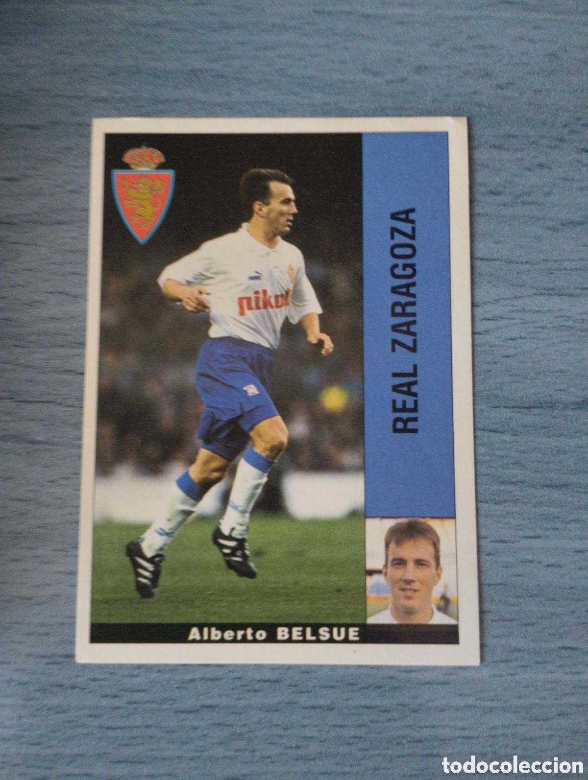 Figurine di Calcio: Cromo Panini liga 95 96 belsue Zaragoza sin pegar