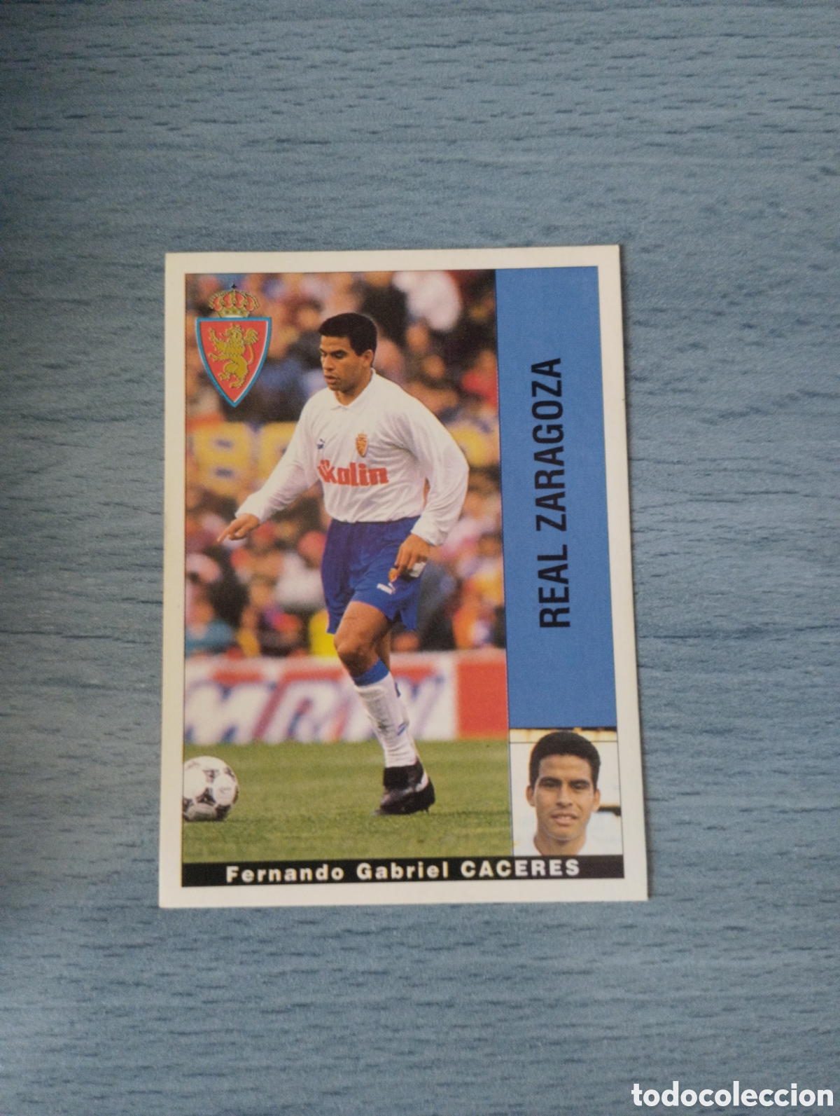Figurine di Calcio: Cromo Panini liga 95 96 C&aacute;ceres Zaragoza sin pegar