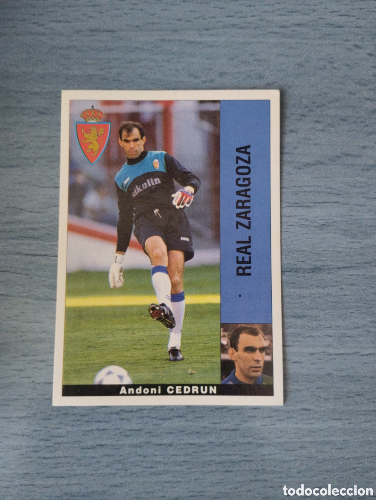 Figurine di Calcio: Cromo Panini liga 95 96 cedrun Zaragoza sin pegar