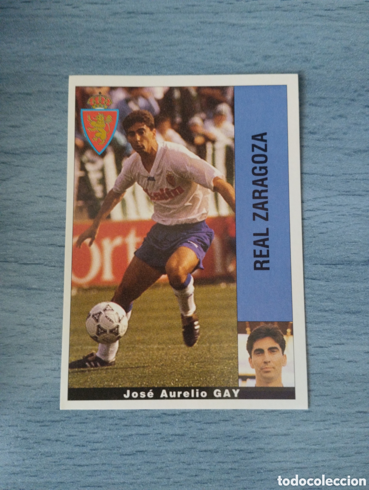 Figurine di Calcio: Cromo Panini liga 95 96 gay Zaragoza sin pegar