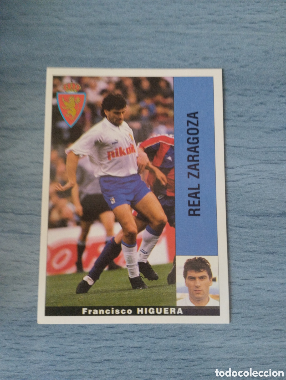 Figurine di Calcio: Cromo Panini liga 95 96 higuera Zaragoza sin pegar