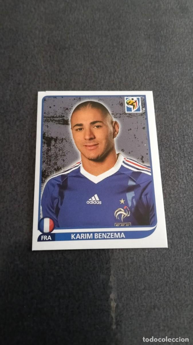 Cromos de f&uacute;tbol: Mundial Fifa Sudafrica 2010 Panini 104 Benzema Francia