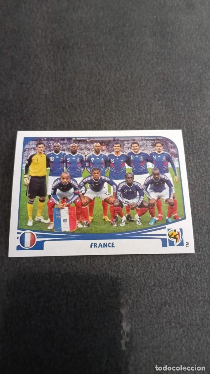 Football Stickers: Mundial Fifa Sudafrica 2010 Panini 87 Alineacion Francia