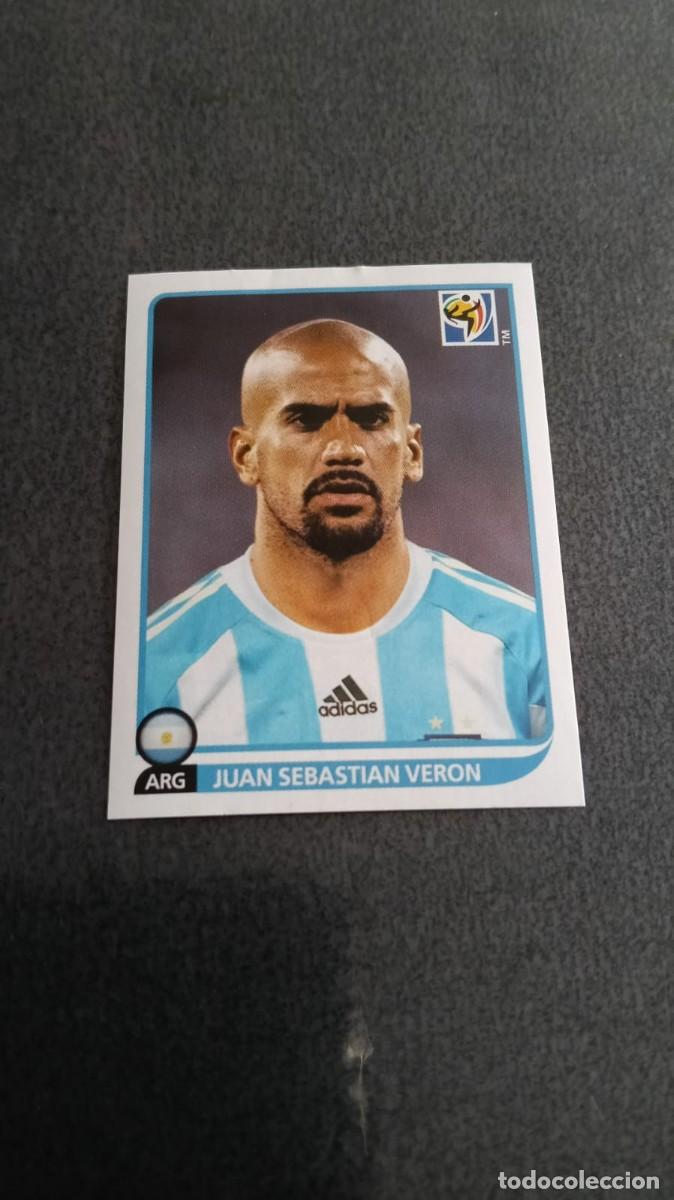 Football Stickers: Mundial Fifa Sudafrica 2010 Panini 118 Veron Argentina