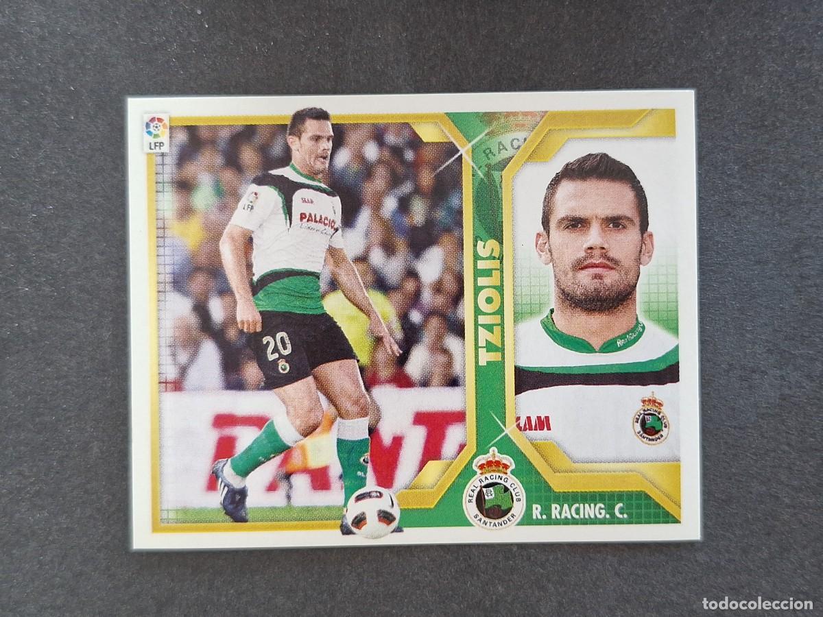 Football Stickers: L3 TZIOLIS RACING DE SANTANDER COLOCA LIGA ESTE 2011 2012 11 12 NUNCA PEGADO SIN PEGAR