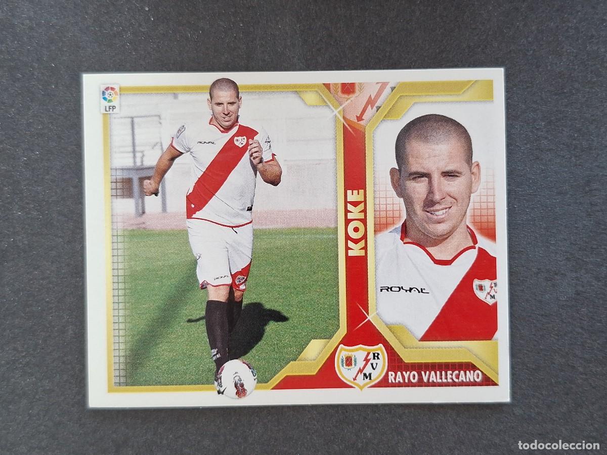 Fu&szlig;ball-Sticker: L3 KOKE RAYO VALLECANO COLOCA LIGA ESTE 2011 2012 11 12 NUNCA PEGADO SIN PEGAR