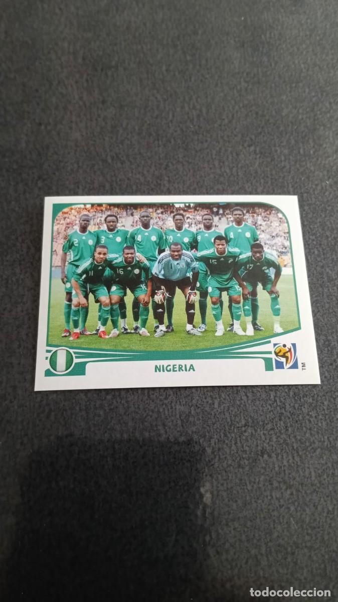 Football Stickers: Mundial Fifa Sudafrica 2010 Panini 125 Alineacion Nigeria