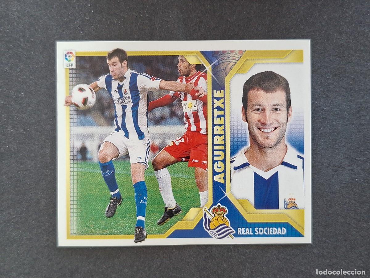 Cromos de f&uacute;tbol: L3 AGUIRRETXE REAL SOCIEDAD COLOCA LIGA ESTE 2011 2012 11 12 NUNCA PEGADO SIN PEGAR