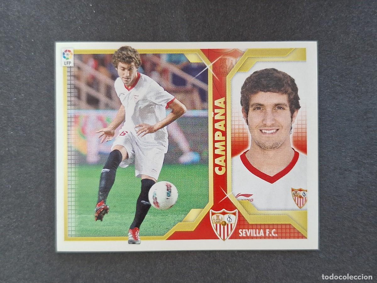 Cromos de f&uacute;tbol: L3 CAMPA&Ntilde;A SEVILLA F. C. COLOCA LIGA ESTE 2011 2012 11 12 NUNCA PEGADO SIN PEGAR