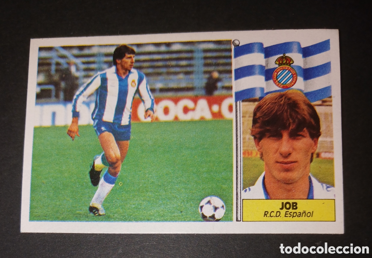 Cromos de f&uacute;tbol: JOB - RCD ESPA&Ntilde;OL - EDICIONES ESTE 1986 1987 (LIGA 86-87) CROMO SIN PEGAR