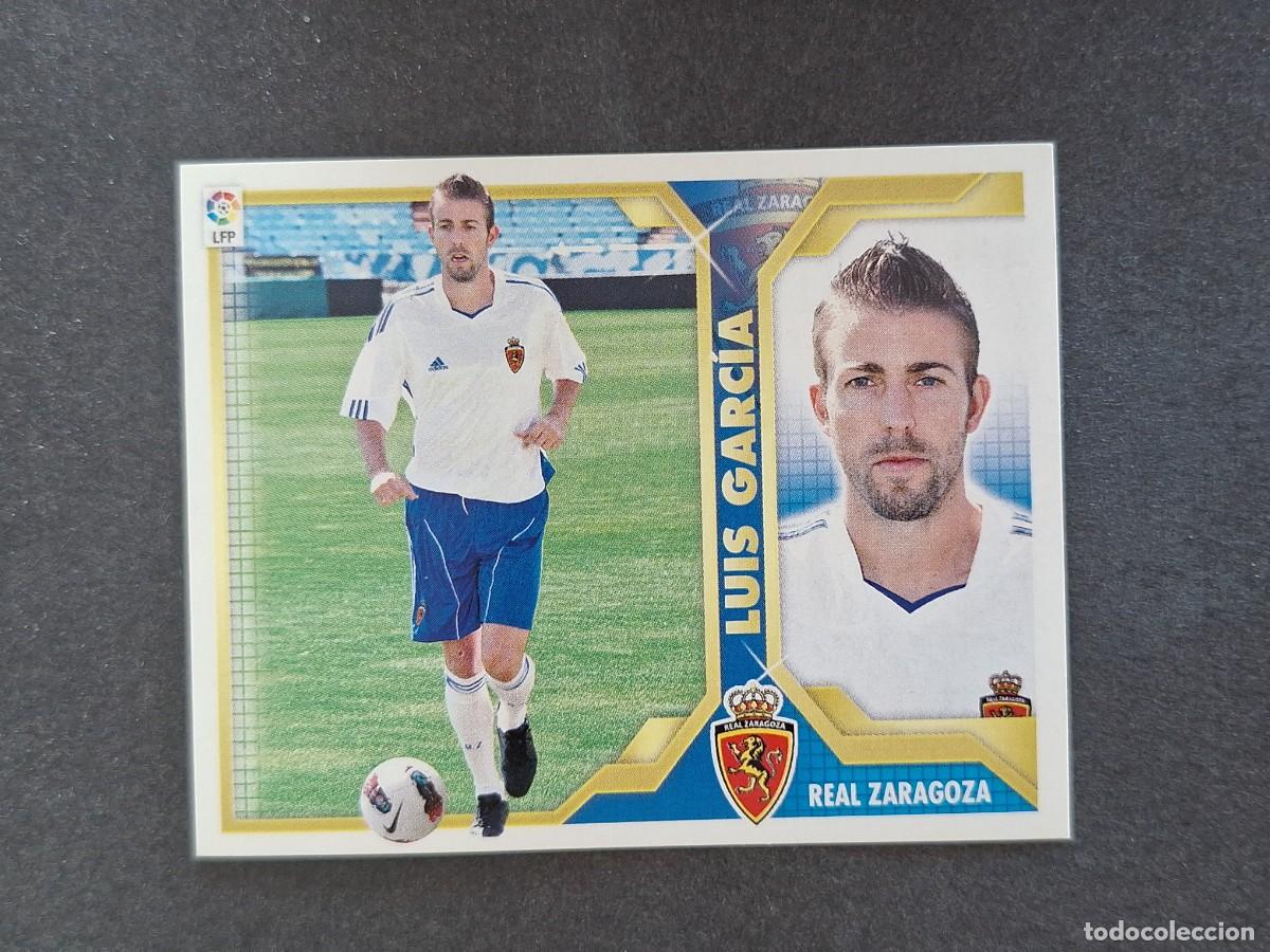 Cromos de f&uacute;tbol: L3 LUIS GARCIA REAL ZARAGOZA COLOCA LIGA ESTE 2011 2012 11 12 NUNCA PEGADO SIN PEGAR