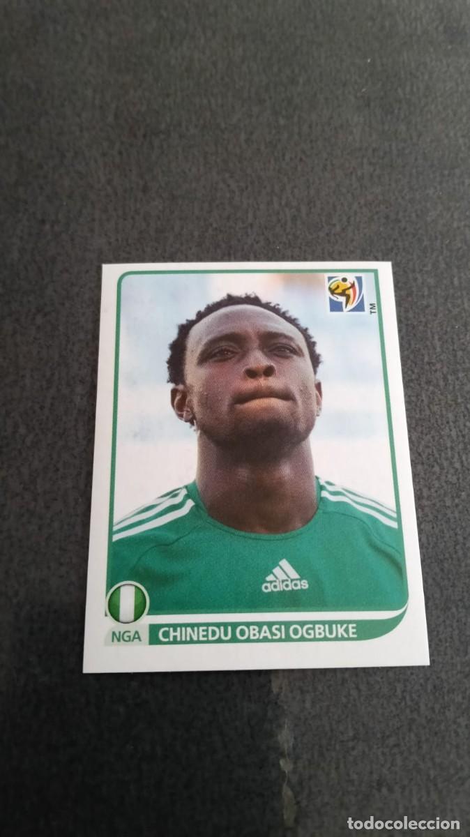 Cromos de f&uacute;tbol: Mundial Fifa Sudafrica 2010 Panini 140 Obasi Ogbuke Nigeria