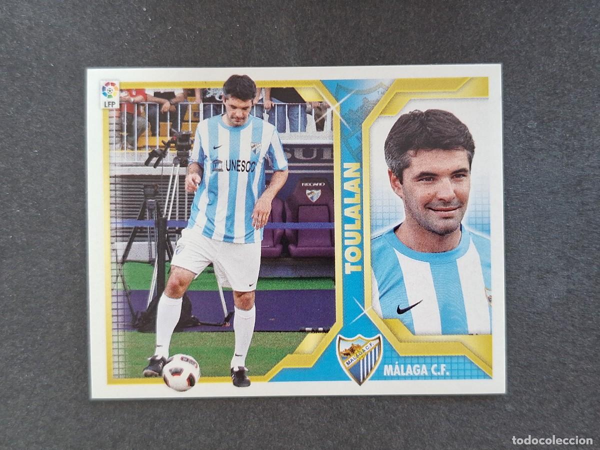 Cartes &agrave; collectionner de Football: L3 TOULALAN MALAGA C. F. FICHAJE 4 LIGA ESTE 2011 2012 11 12 NUNCA PEGADO SIN PEGAR