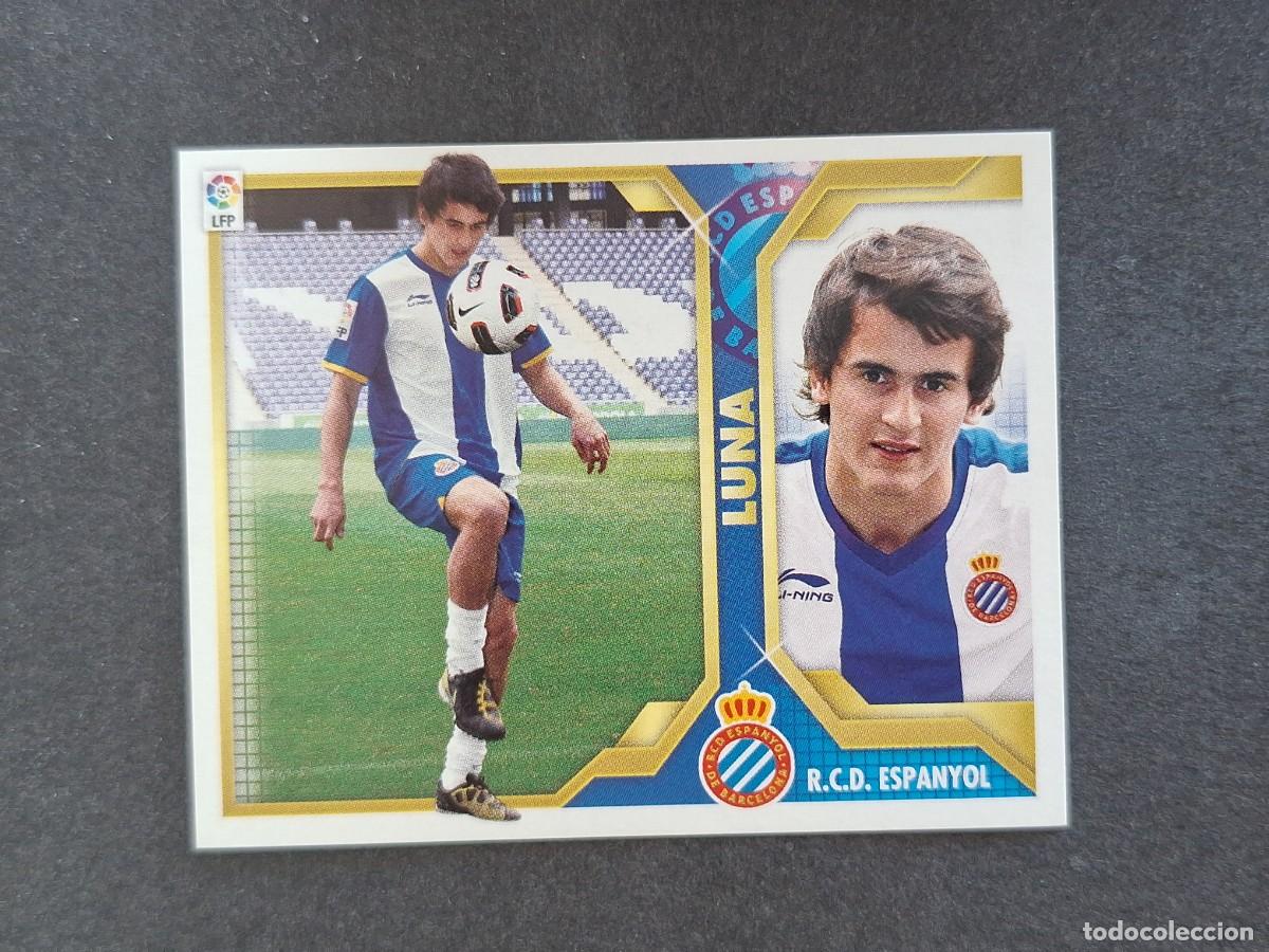 Cartes &agrave; collectionner de Football: L3 LUNA R. C. D. ESPA&Ntilde;OL FICHAJE 5 LIGA ESTE 2011 2012 11 12 NUNCA PEGADO SIN PEGAR