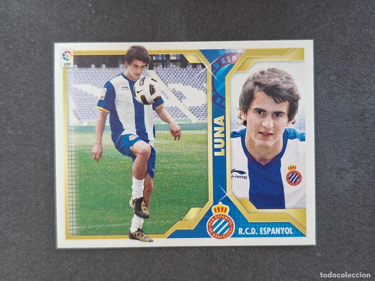 Figurine di Calcio: L3 LUNA R. C. D. ESPA&Ntilde;OL FICHAJE 5 LIGA ESTE 2011 2012 11 12 NUNCA PEGADO SIN PEGAR