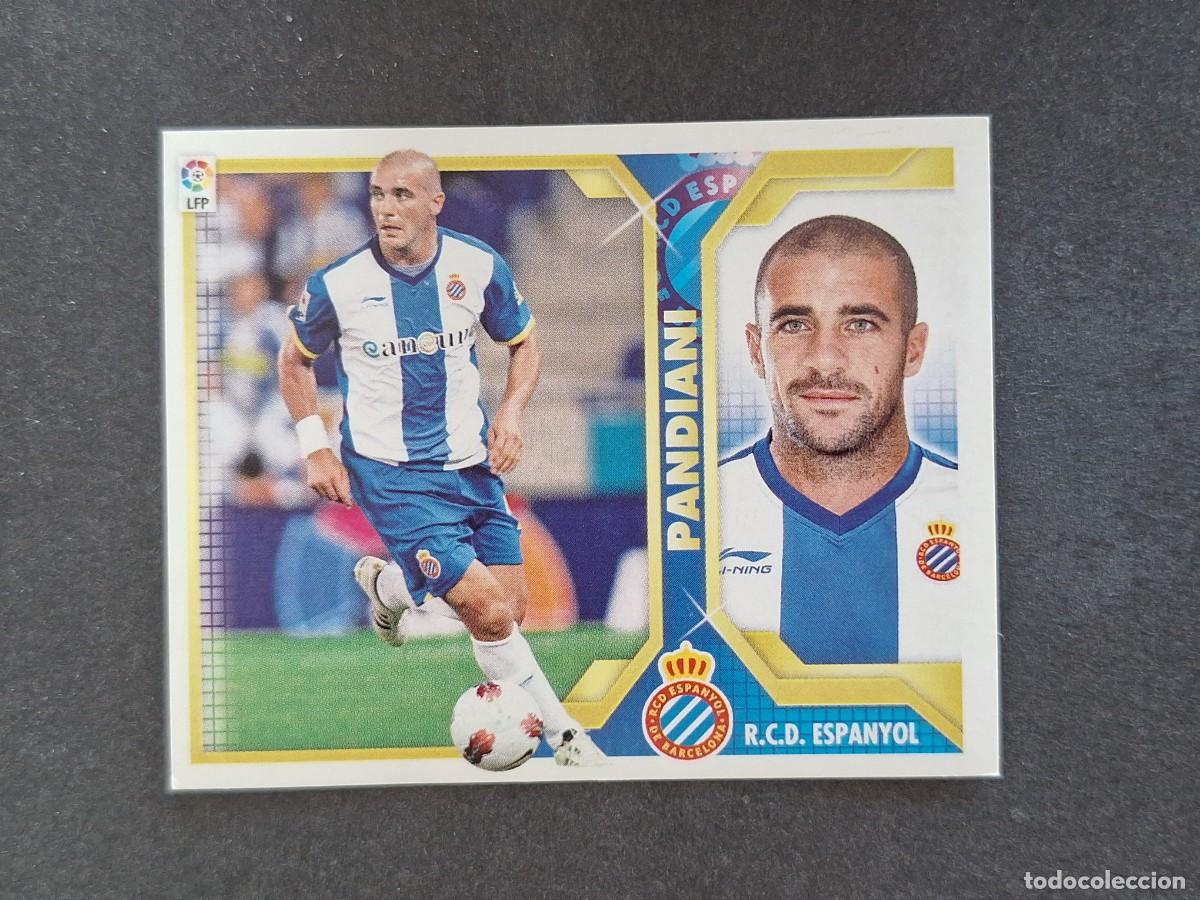 Cromos de f&uacute;tbol: L3 PANDIANI R. C. D. ESPA&Ntilde;OL FICHAJE 5 BIS LIGA ESTE 2011 2012 11 12 NUNCA PEGADO SIN PEGAR