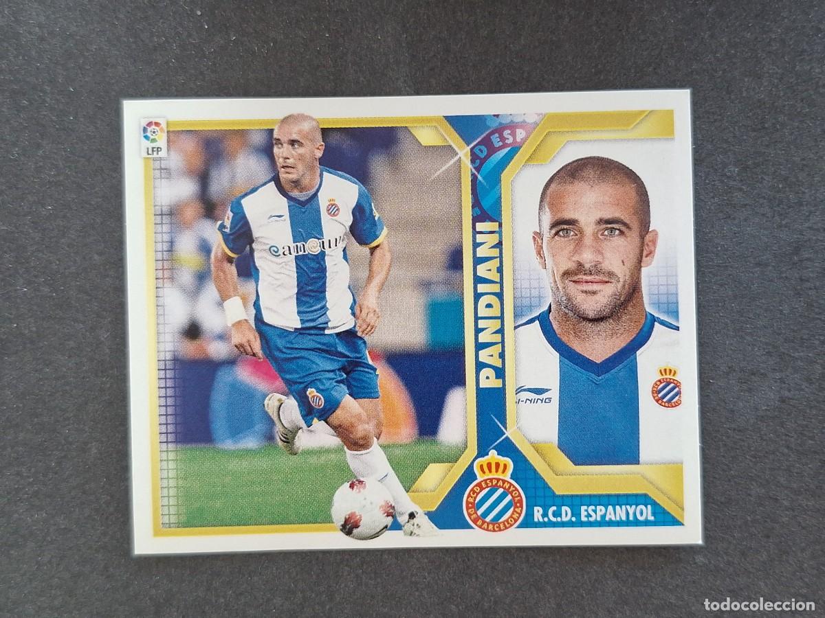 Cromos de f&uacute;tbol: L3 PANDIANI R. C. D. ESPA&Ntilde;OL FICHAJE 5 BIS LIGA ESTE 2011 2012 11 12 NUNCA PEGADO SIN PEGAR