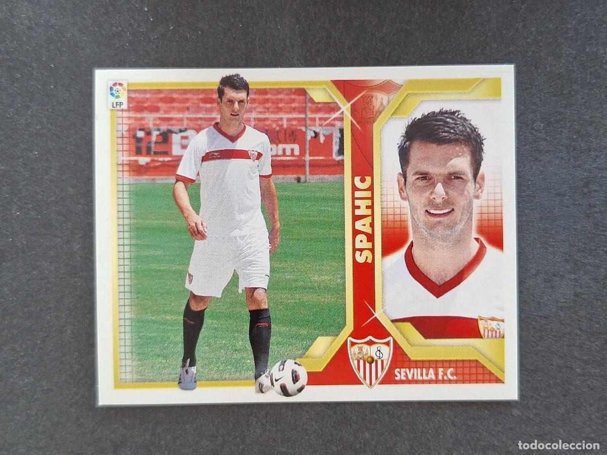 Cromos de f&uacute;tbol: L3 SPAHIC SEVILLA F. C. FICHAJE 6 LIGA ESTE 2011 2012 11 12 NUNCA PEGADO SIN PEGAR