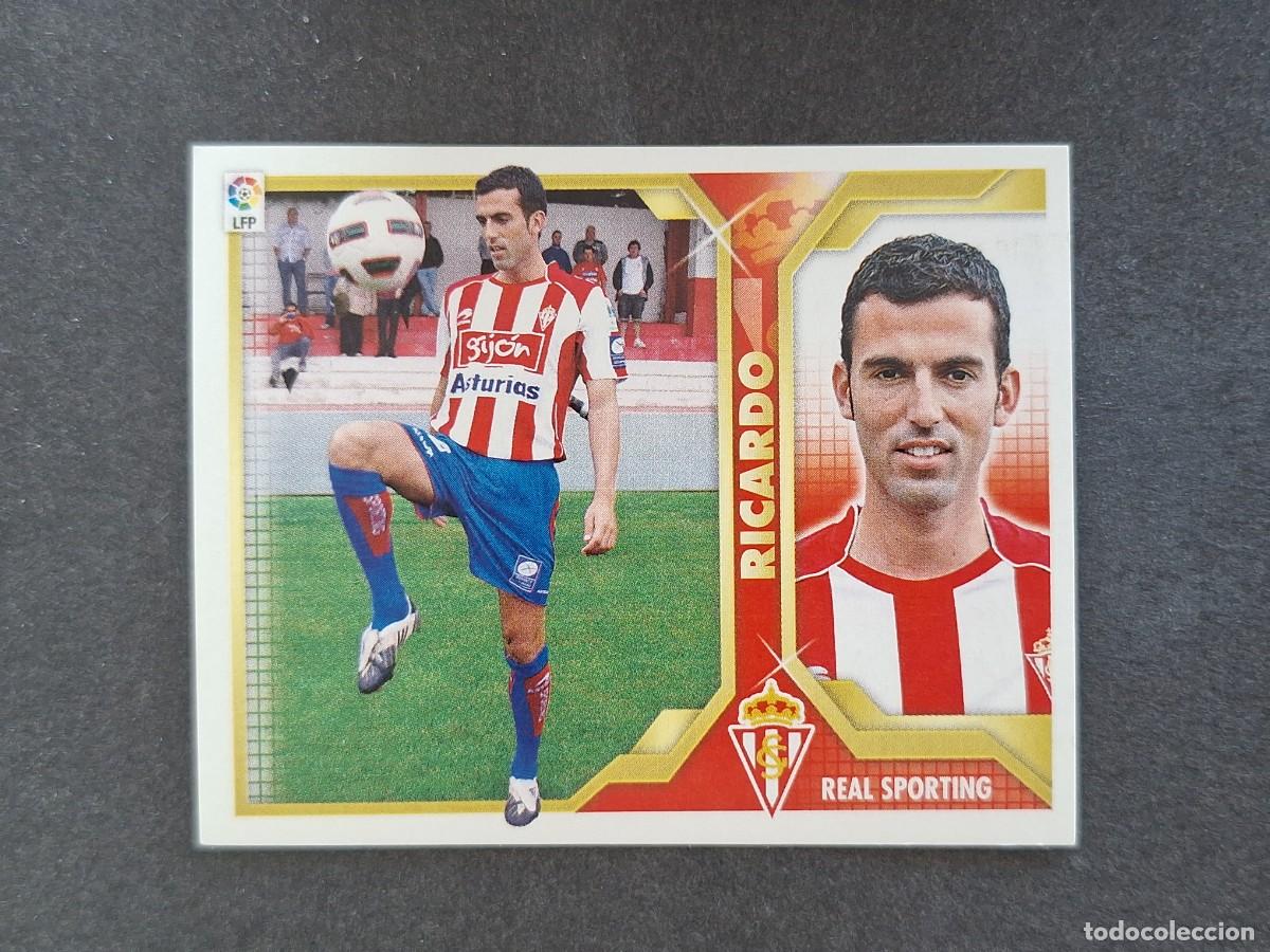 Cromos de f&uacute;tbol: L3 RICARDO SPORTING DE GIJON FICHAJE 7 LIGA ESTE 2011 2012 11 12 NUNCA PEGADO SIN PEGAR
