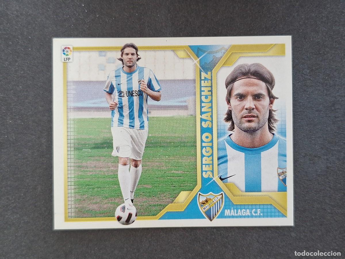 Cromos de f&uacute;tbol: L3 SERGIO SANCHEZ MALAGA C. F. FICHAJE 12 LIGA ESTE 2011 2012 11 12 NUNCA PEGADO SIN PEGAR
