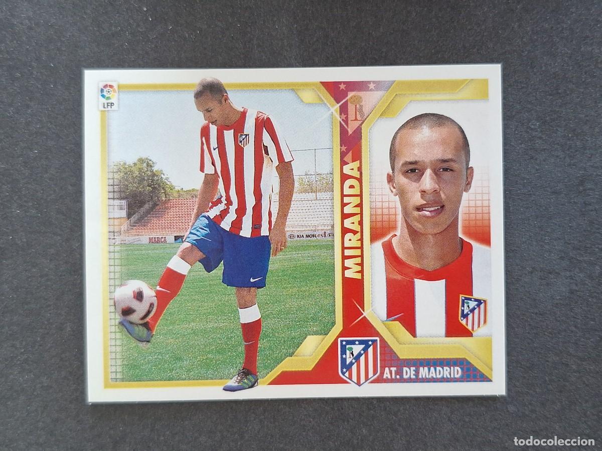 Cromos de f&uacute;tbol: L3 MIRANDA ATLETICO DE MADRID FICHAJE 14 LIGA ESTE 2011 2012 11 12 NUNCA PEGADO SIN PEGAR