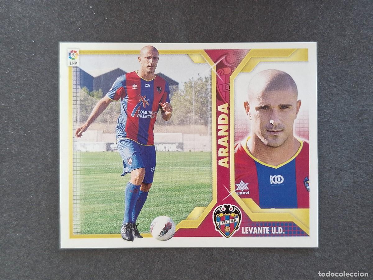 Fu&szlig;ball-Sticker: L3 ARANDA LEVANTE U. D. FICHAJE 18 LIGA ESTE 2011 2012 11 12 NUNCA PEGADO SIN PEGAR