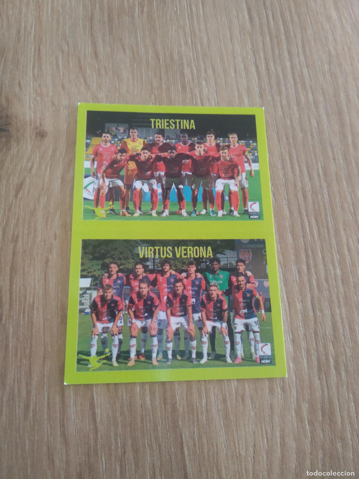 Cartes &agrave; collectionner de Football: 660 TRIESTINA VIRTUS VERONA EQUIPO CROMO FUTBOL PANINI LIGA ITALIA 23-24 CALCIATORI 2023-2024