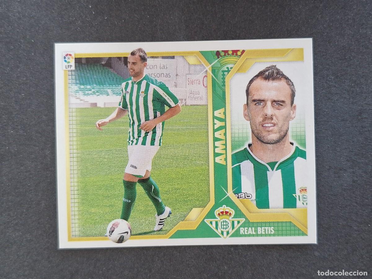 Cartes &agrave; collectionner de Football: L3 AMAYA REAL BETIS BALOMPIE FICHAJE 28 LIGA ESTE 2011 2012 11 12 NUNCA PEGADO SIN PEGAR