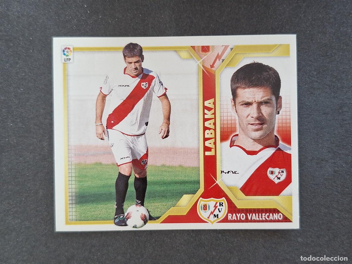 Cromos de f&uacute;tbol: L3 LABAKA RAYO VALLECANO FICHAJE 36 LIGA ESTE 2011 2012 11 12 NUNCA PEGADO SIN PEGAR