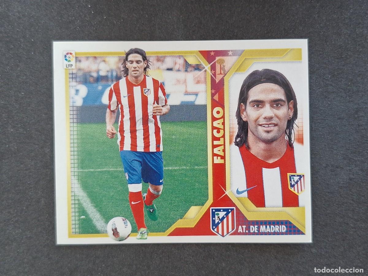 Cromos de f&uacute;tbol: L3 FALCAO ATLETICO DE MADRID FICHAJE 45 LIGA ESTE 2011 2012 11 12 NUNCA PEGADO SIN PEGAR