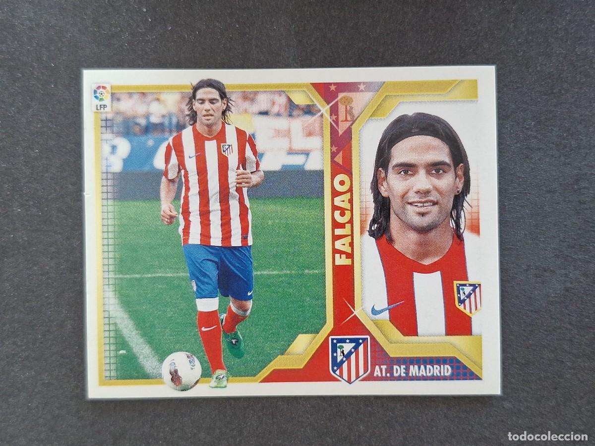 Cromos de f&uacute;tbol: L3 FALCAO ATLETICO DE MADRID FICHAJE 45 LIGA ESTE 2011 2012 11 12 NUNCA PEGADO SIN PEGAR