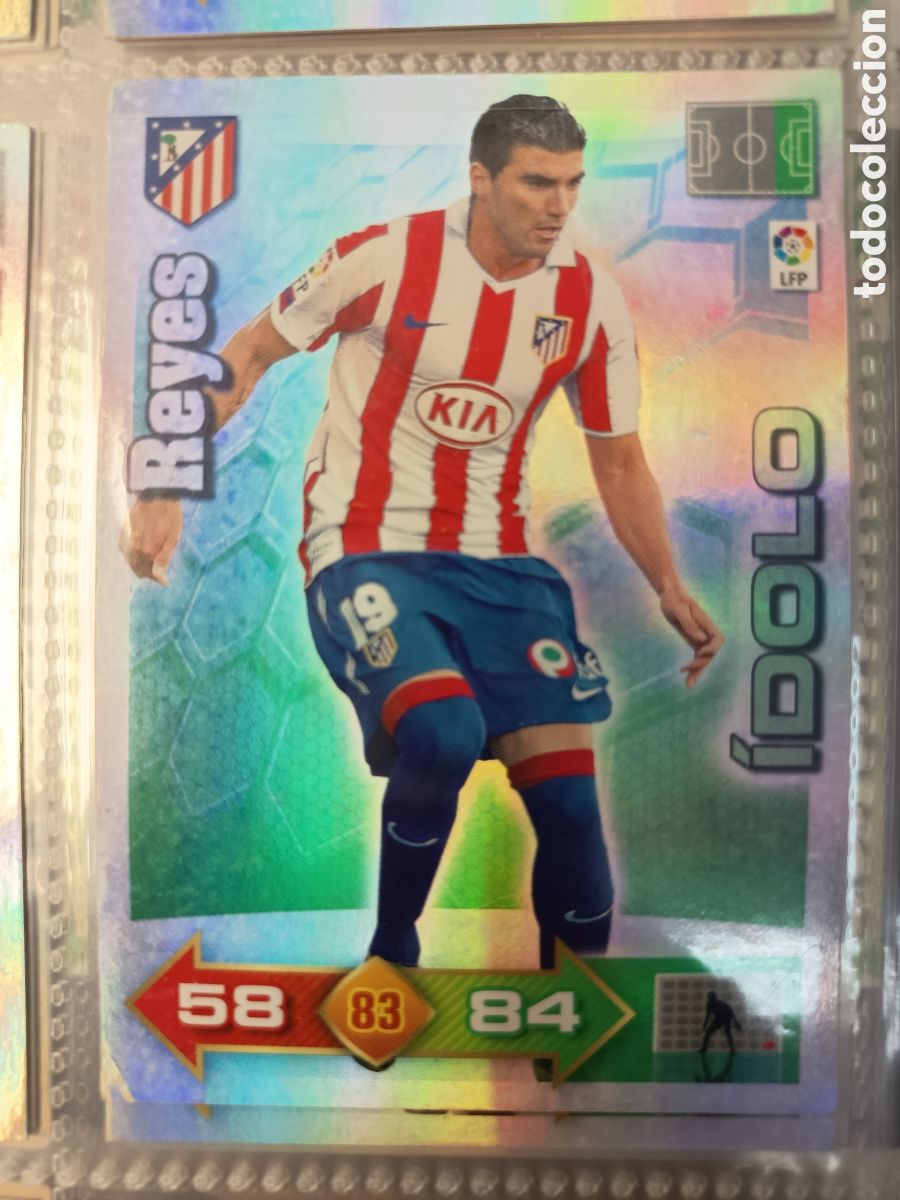 Cromos de Futebol: ADRENALYN LIGA 2010 2011 IDOLO REYES ATLETICO DE MADRID