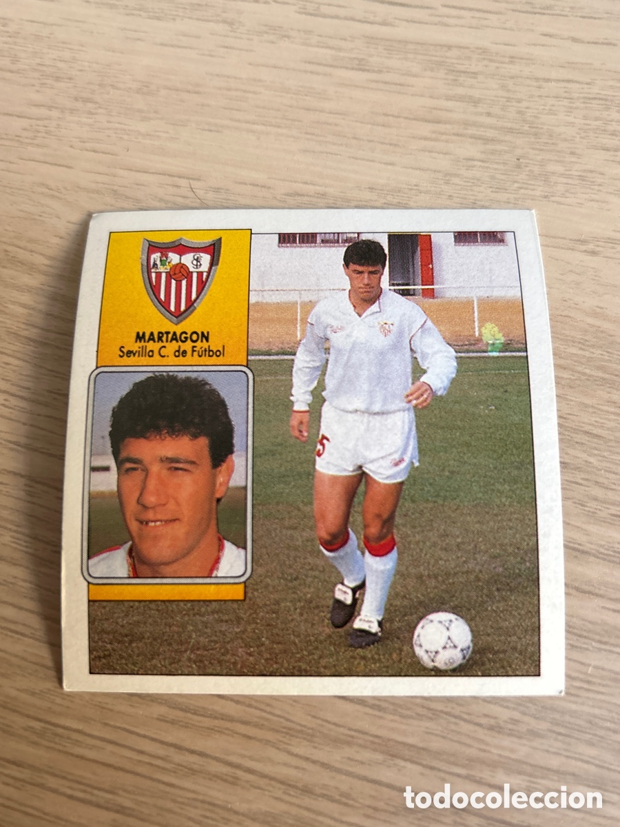 Cartes &agrave; collectionner de Football: MARTAGON SEVILLA LIGA ESTE 1992 1993 92 93 NUNCA PEGADO SIN PEGAR