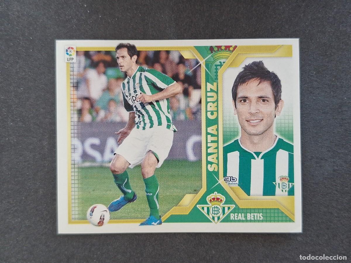 Cromos de f&uacute;tbol: L3 SANTA CRUZ REAL BETIS BALOMPIE FICHAJE 52 LIGA ESTE 2011 2012 11 12 NUNCA PEGADO SIN PEGAR