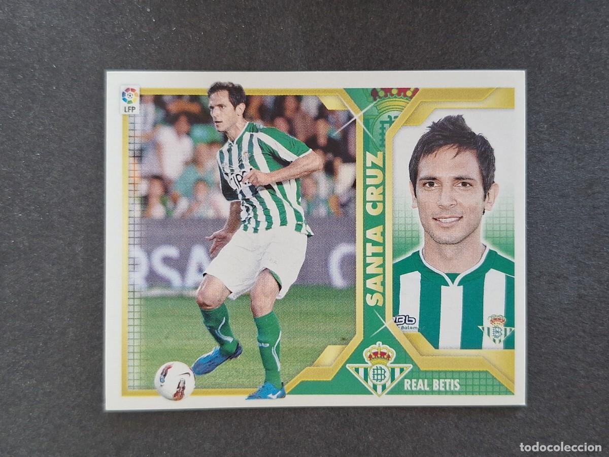 Cromos de f&uacute;tbol: L3 SANTA CRUZ REAL BETIS BALOMPIE FICHAJE 52 LIGA ESTE 2011 2012 11 12 NUNCA PEGADO SIN PEGAR