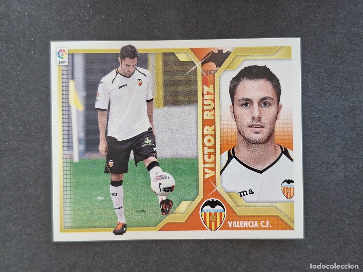 Cromos de f&uacute;tbol: L3 VICTOR RUIZ VALENCIA C. F. FICHAJE 53 LIGA ESTE 2011 2012 11 12 NUNCA PEGADO SIN PEGAR