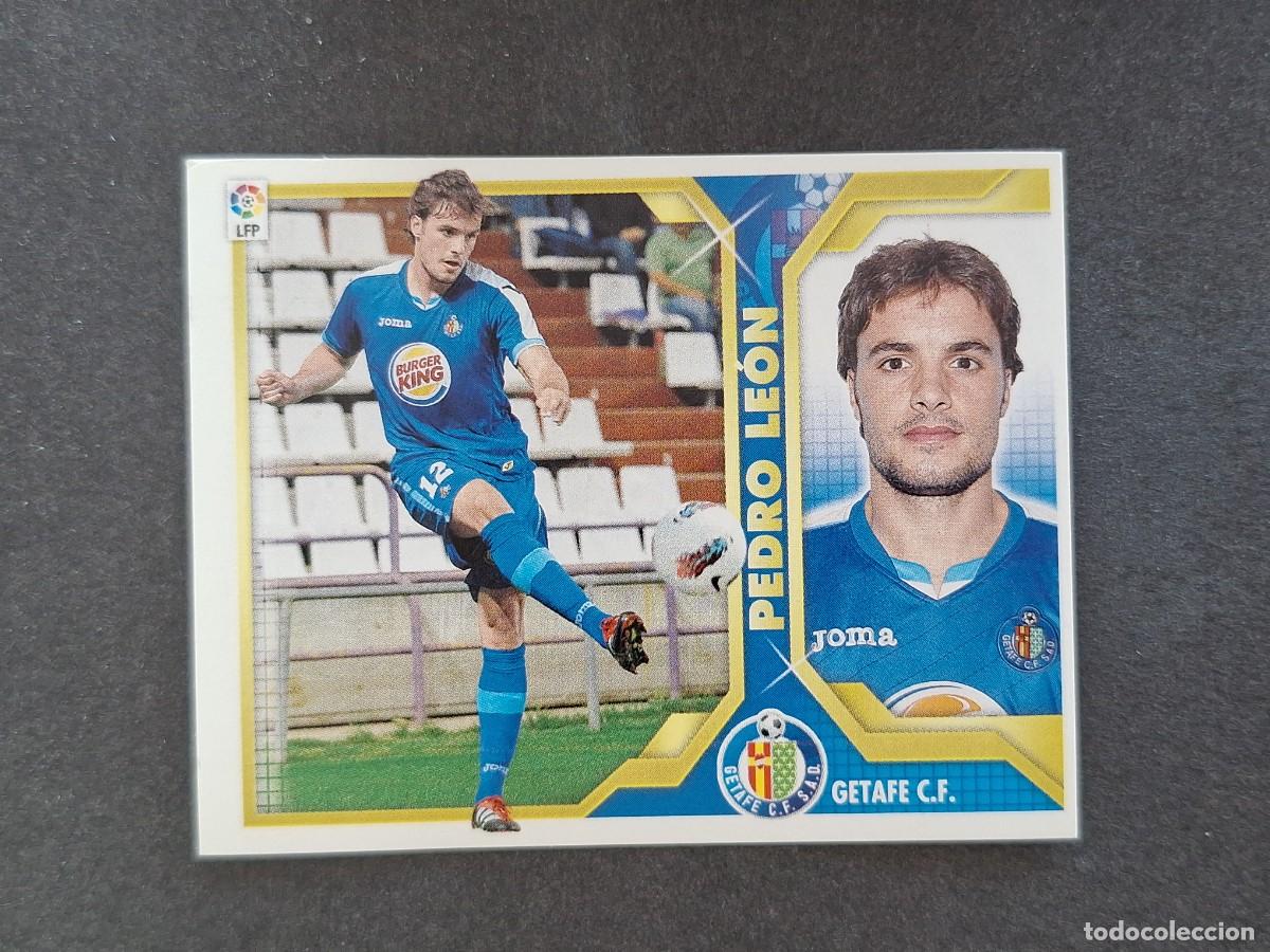Cromos de f&uacute;tbol: L3 PEDRO LEON GETAFE C. F. FICHAJE 54 LIGA ESTE 2011 2012 11 12 NUNCA PEGADO SIN PEGAR