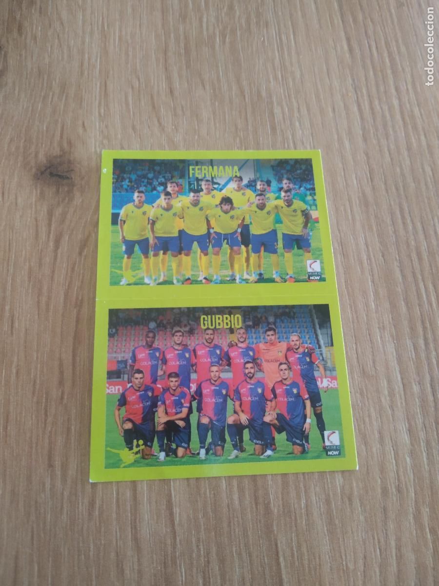 Cromos de f&uacute;tbol: 665 FERMANA GUBBIO EQUIPO PLANTILLA CROMO FUTBOL PANINI LIGA ITALIA 23-24 CALCIATORI 2023-2024