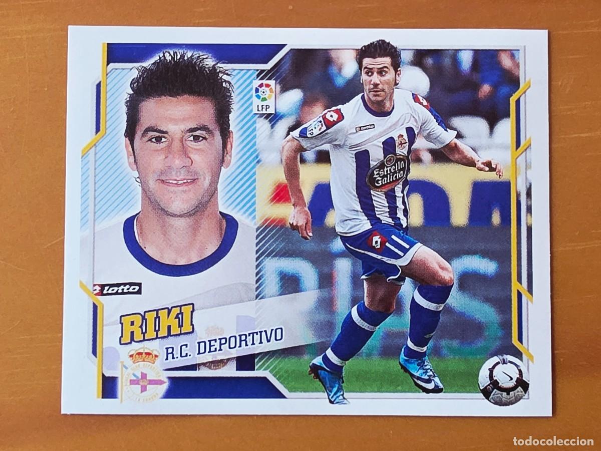 Cromos de f&uacute;tbol: 14 B Riki, Deportivo de la Coru&ntilde;a, Panini Ediciones Liga Este 2010 2011 10 11