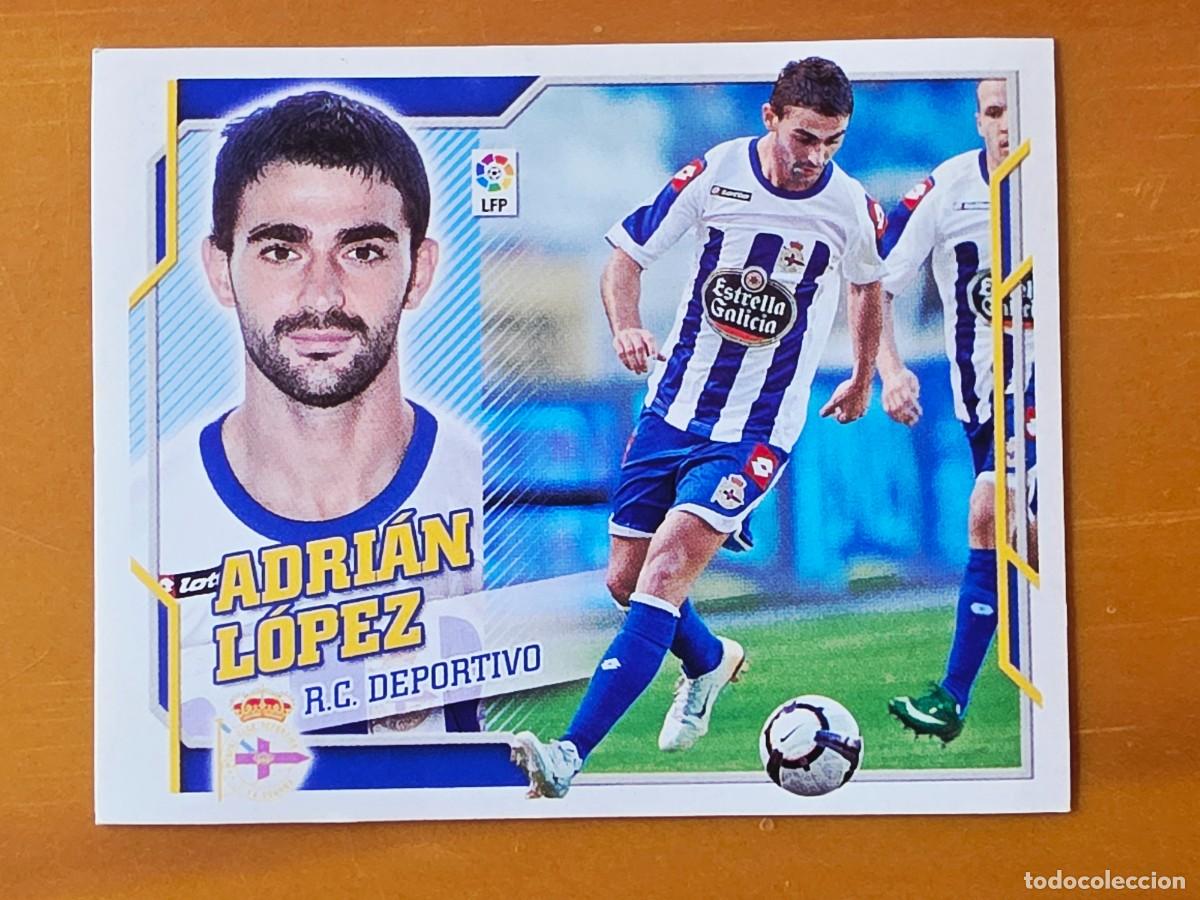 Cromos de f&uacute;tbol: 16 Adri&aacute;n L&oacute;pez, Deportivo de la Coru&ntilde;a, Panini Ediciones Liga Este 2010 2011 10 11