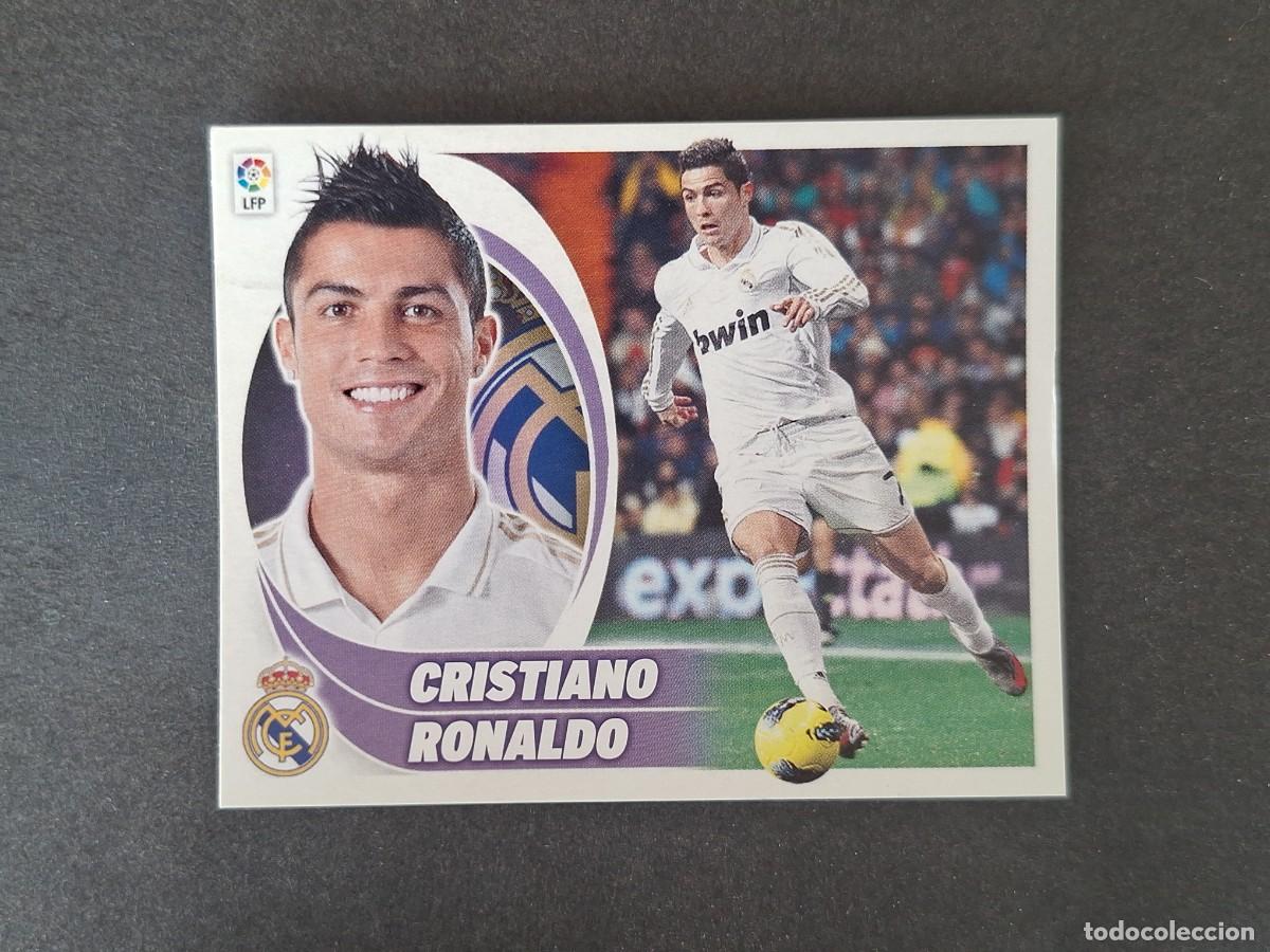 Cromos de f&uacute;tbol: L5 CRISTIANO RONALDO REAL MADRID LIGA ESTE 2012 2013 12 13 NUNCA PEGADO SIN PEGAR