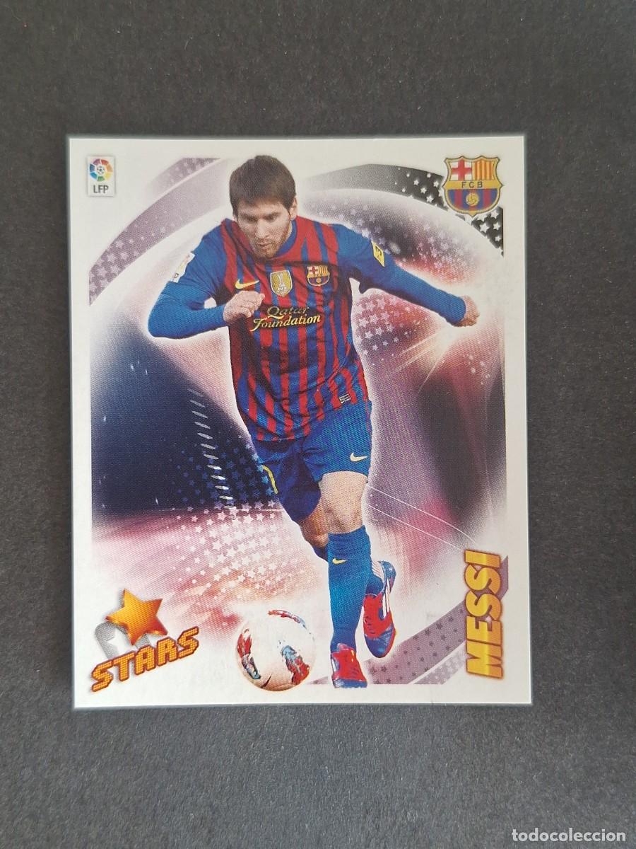 Cromos de f&uacute;tbol: L5 MESSI F. C. BARCELONA STARS LIGA ESTE 2012 2013 12 13 NUNCA PEGADO SIN PEGAR