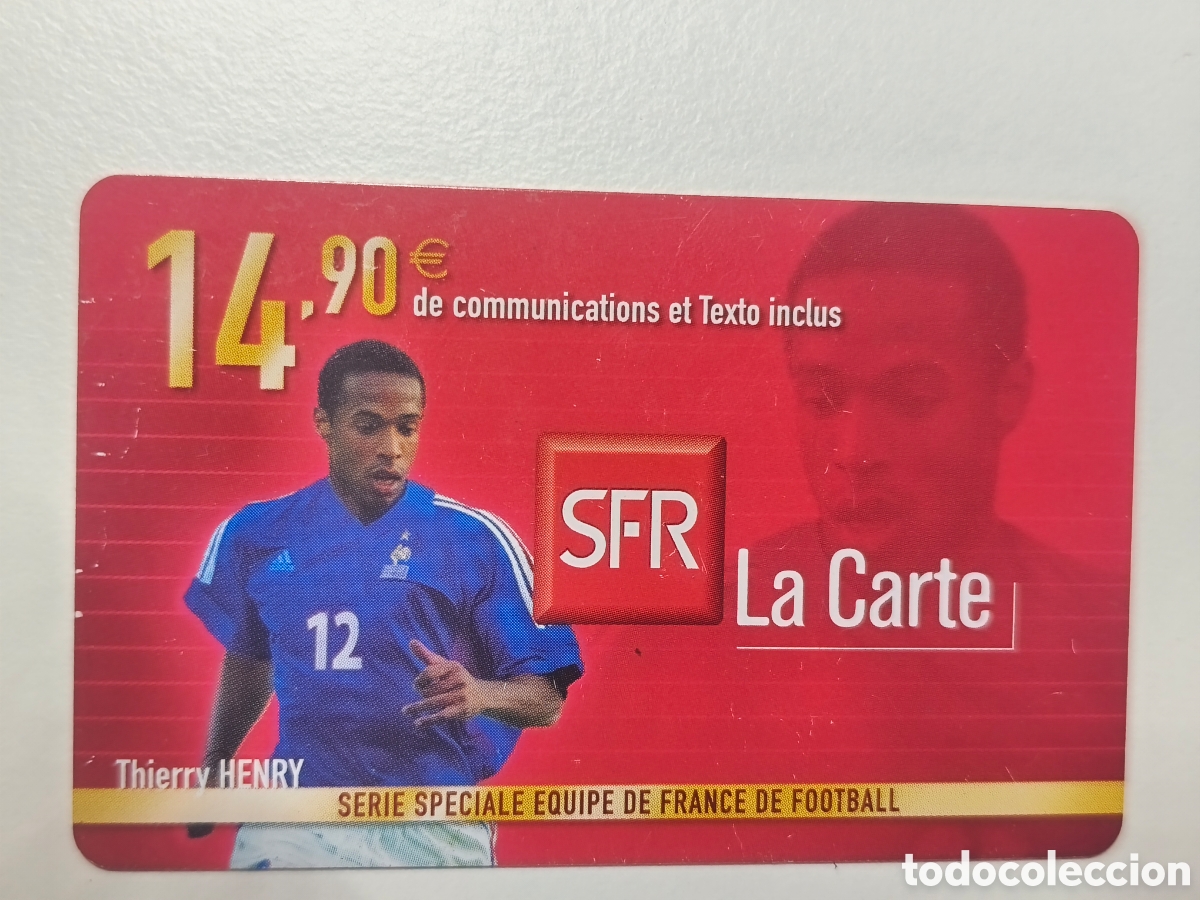 Football Stickers: Henry Francia Phone Card