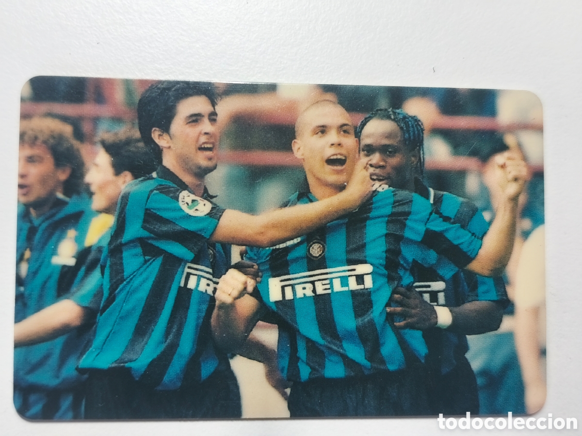 Football Stickers: Ronaldo Nazario Inter Milan Phone Card